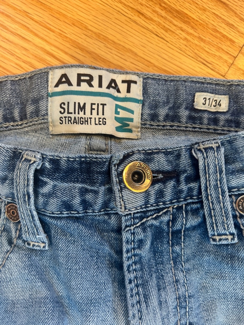 Ariat Men’s M7 Slim Straight-Leg Jeans - Picture 4 of 7